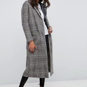 ASOS Plaid Coat